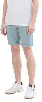 Tom Tailor Slim Chino Shorts grün Uni
