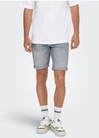Only & Sons 22028774, Only & Sons Regular Fit Jeansshorts aus Baumwoll-Mix Modell