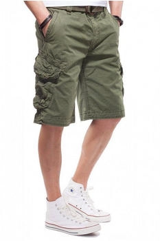 JetLag Fashion Cargoshorts Take off Gürtel oliv
