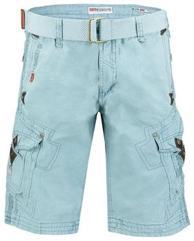 Geographical Norway Cargo Short Sommer Bermuda Ski blau schwarz
