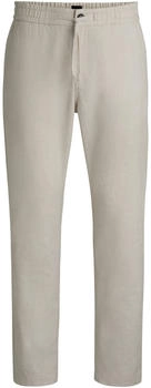 Hugo Boss Regular-Fit Hose aus bequemem Stretch-Leinen-Mix - Style Sanderson-L 50536881 Hellbeige /32 Hugo Boss Regular-Fit Hose aus bequemem Stretch-Leinen-Mix - Style Sanderson-L 50536881 Hellbeige /32