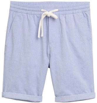 Tom Tailor Denim Shorts mit Gummibund aus Baumwolle sodalite blue dot structure (1045195_38197)