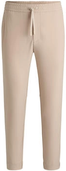 Hugo Boss Tapered-Fit Hose aus wasserabweisendem Stretch-Gewebe - Style T_Flex 50534313 Beige
