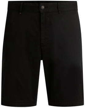 Hugo Boss Slim-Fit Shorts aus elastischem Baumwoll-Twill - Style Chino-slim-Shorts 50536723 Schwarz Hugo Boss Slim-Fit Shorts aus elastischem Baumwoll-Twill - Style Chino-slim-Shorts 50536723 Schwarz