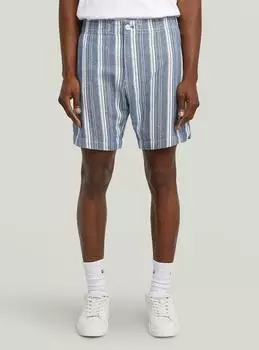 G-Star Resort Shorts (D27483) deep blue irregular stripe