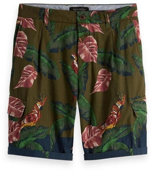 Scotch & Soda All-Over Printed Cargo Short 148900-0217 combo a