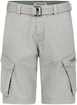 Sublevel Cargo-Shorts Gürtel und Seitentaschen