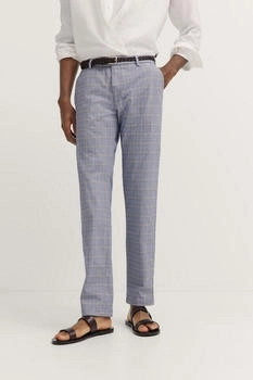 Bugatti Chinohose blau kariert