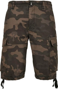 Build Your Brand B2002-Vintage Cargo Shorts darkcamo