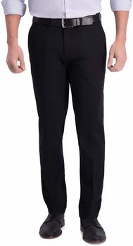 Haggar Iron Free Premium Khaki Slim-Straight Hose schwarz