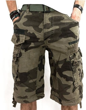 Geographical Norway Cargo Short Sommer Brandiing- Production camo grau