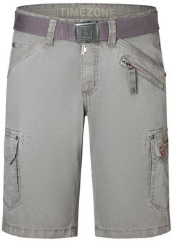 Timezone Cargoshorts Gürtel und Taschen Ryker Regular grau schwarz