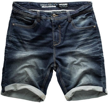 Sublevel Shorts Sweat Shorts Jeans Kurze Hose Bermuda Sweatpants dunkelblau