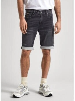 Pepe Jeans Gymdigo Slim Bermudashorts blau schwarz PM801075XG7