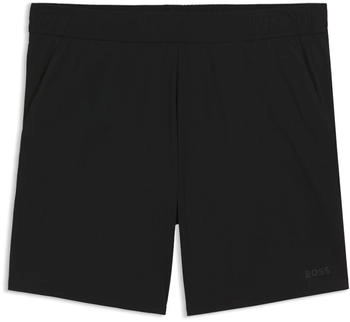 Hugo Boss Zweilagige Active Shorts aus schnell trocknendem Gewebe - Style S_Active Move 2in1 50541391 Schwarz