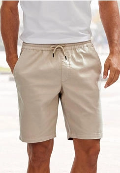 John Devin Bermuda-Shorts aus Baumwoll-Qualität beige schwarz