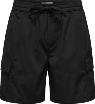 Only & Sons Shorts schwarz Herren Plussize