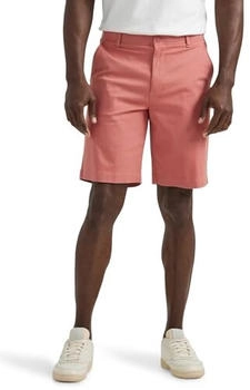 Lee Extreme Motion Flat Front Shorts clay rose