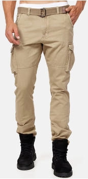 Indicode Cargohose William Taschen greige