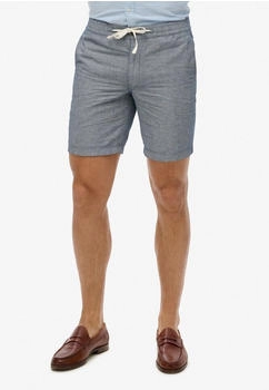 Superdry Merchant Store Shorts blau schwarz Leinenmaterial M7110455A