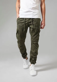 Urban Classics Camo Cargo Jogging Pants olive camouflage