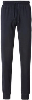 H.I.S Jeans Sweathose kleinem Logodruck blau navy