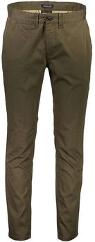 Lindbergh blue army slim fit chino