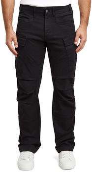 G-Star 3D Regular Straight Cargohose Schwarz - dark black garment dyed D26950-C106-B564