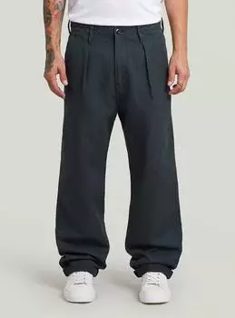 G-Star Pleated Chino Relaxed Dunkelblau - salute D26126-D752-D418