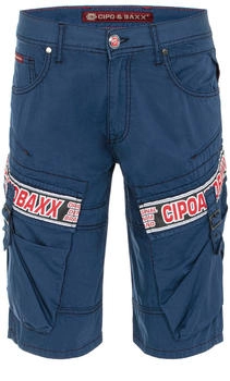 Cipo & Baxx Capri-Shorts navyblue