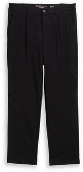 Tom Tailor Denim Chinohose Bügelfalte schwarz