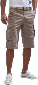 John Devin Cargobermudas aus Baumwollmischung braun