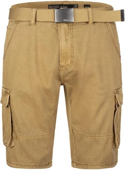 Indicode Cargoshorts Blixt 100% baumwolle amber
