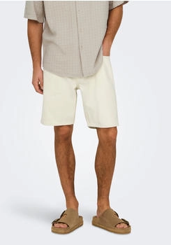 Only & Sons onsedge ecru 2044 pim dnm shorts