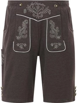Jan Vanderstorm Comfort Fit Bermuda dunkelbraun