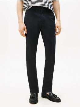 Tommy Hilfiger Slim Fit Chino Baumwoll-Mix dunkelblau