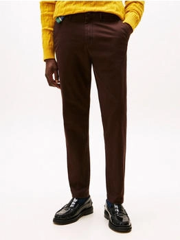 Tommy Hilfiger CORE HARLEM ESSENTIAL Tapered Leg Chinohose dark brown