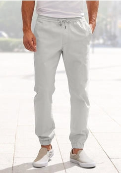 John Devin Jogg Pants aus Baumwolle grau hellgrau