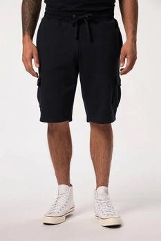 JP 1880 Sweat-Cargobermuda Elastikbund Cargotaschen navy blau