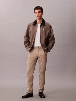 Calvin Klein slm cttn strtch chn vintage khaki
