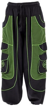 Guru-Shop Yoga Hose Freizeithose schwarz grau