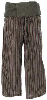 Guru-Shop gestreift Baumwolle Wickelhose Yogahose