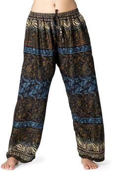 Panasiam orientalische Viskose Haremshose schwarz