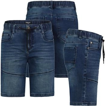 Sublevel Jogging Shorts Freizeit Bermuda Hose Jeans Sweat Cargo KD84NO-dunkelblau