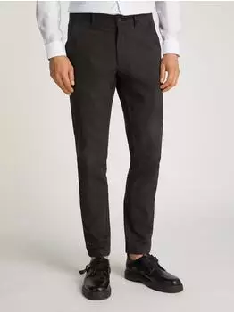 Calvin Klein SATEEN STRETCH SLIM CHINO Chinohose ck schwarz