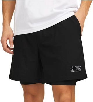 Jack & Jones Trainingsshorts JCOCNZ schwarz