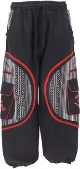 Guru-Shop yoga hose taschen schwarz