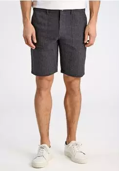 Lindbergh Leinenshorts relaxed fit schwarz