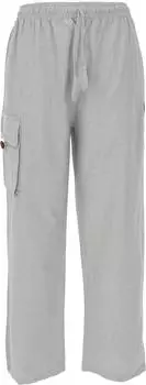 Guru-Shop Baumwoll-Hose Tasche hellgrau