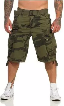 Geographical Norway PERICOLO Kurze Hose camo khaki